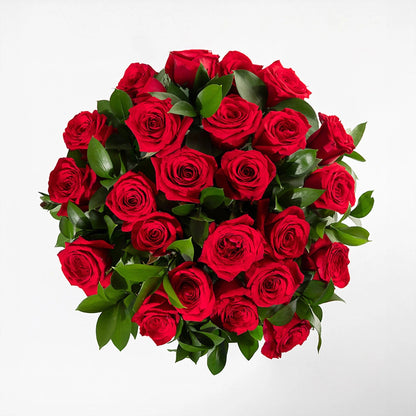 Clásico Amor con 24 Rosas Rojas