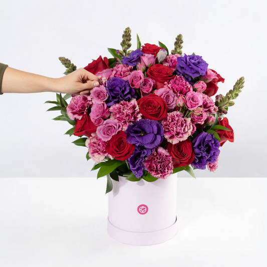 Arreglo de Rosas y Lisianthus