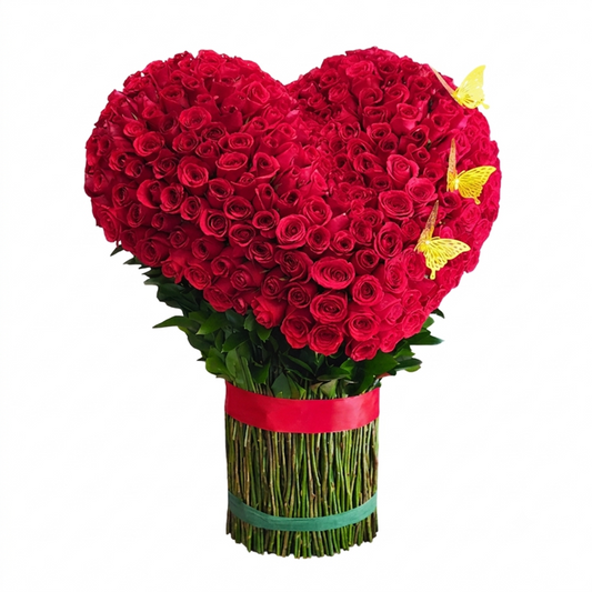 Corazón Imperial de 300 rosas